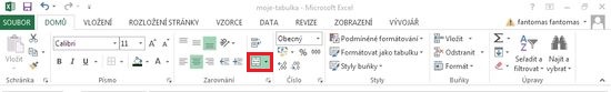 Microsoft Excel 2013 - karta dom