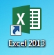 MS Excel 2013 - ikona spuštění
