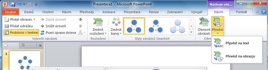 MS PowerPoint 2010 - smartArt